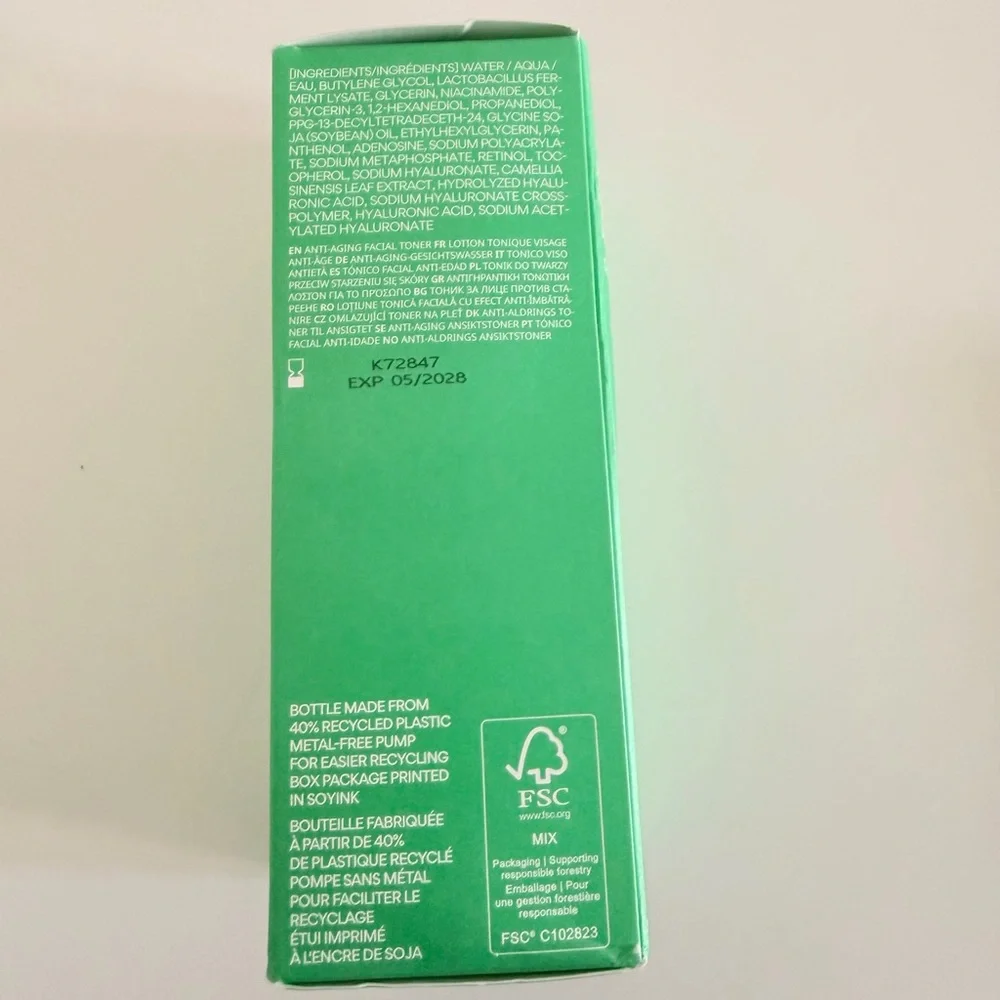 Innisfree Retinol Green Tea PDRN Skinbooster Toner 170ml